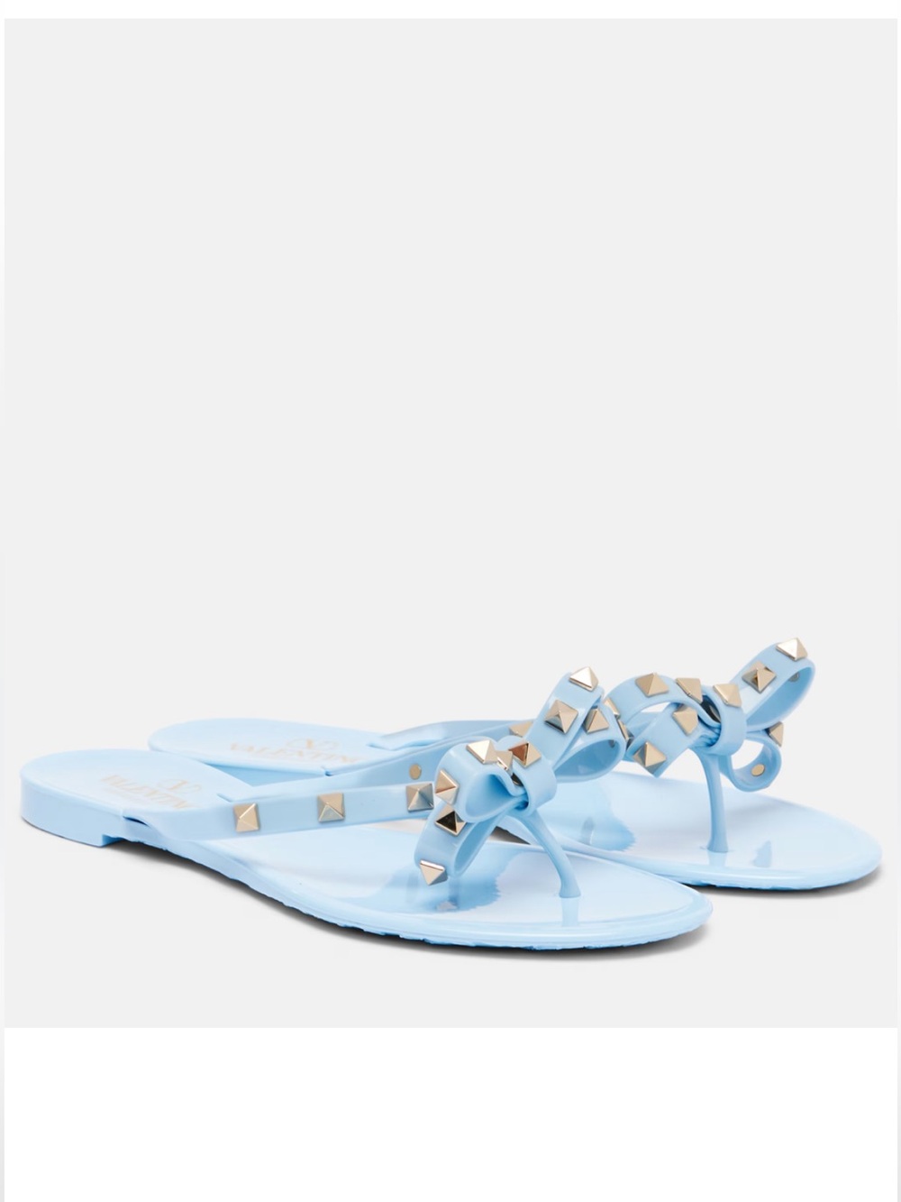 Valentino Garavani Rockstud PVC Thong Sandals